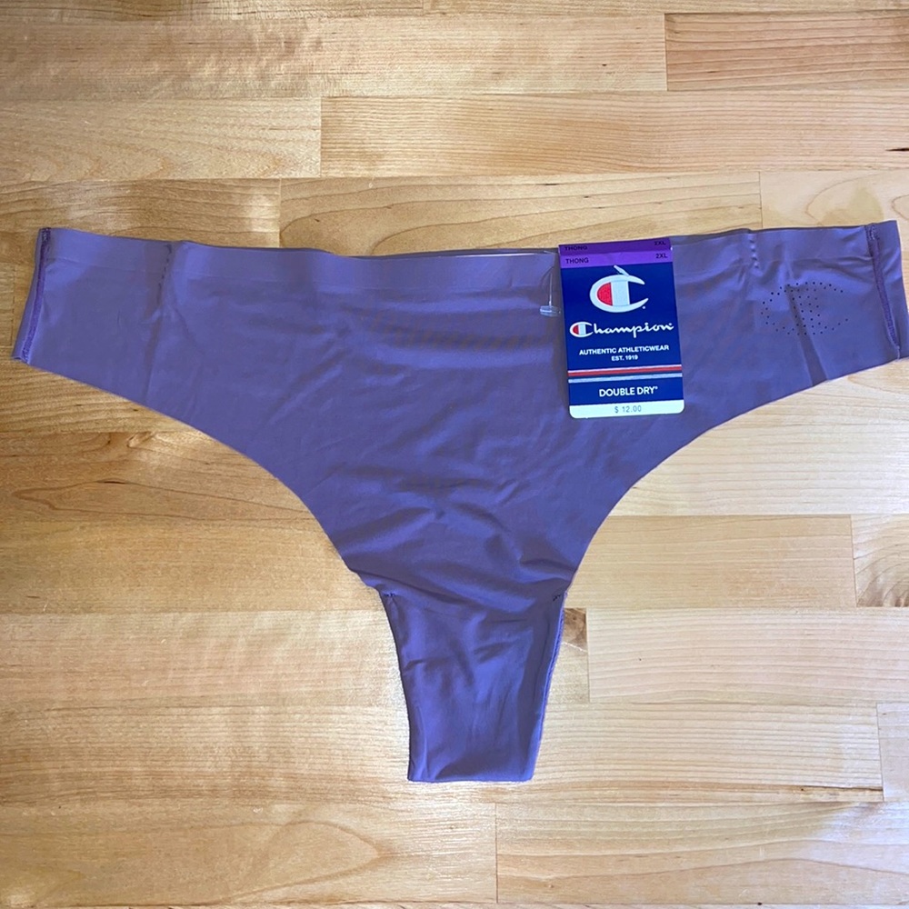 Champion double dry athletic thong panty